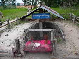 Grave of Pol Pot (Khmer Rouge Leader)