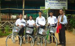 Bicycles for students at ACO